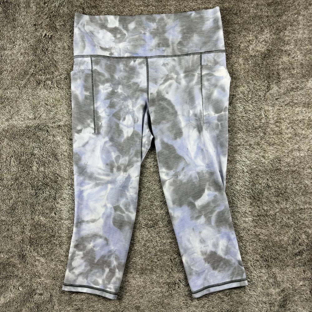 Athleta Salutation Stash Pocket II Capri Women's Large - Picture 2 of 7